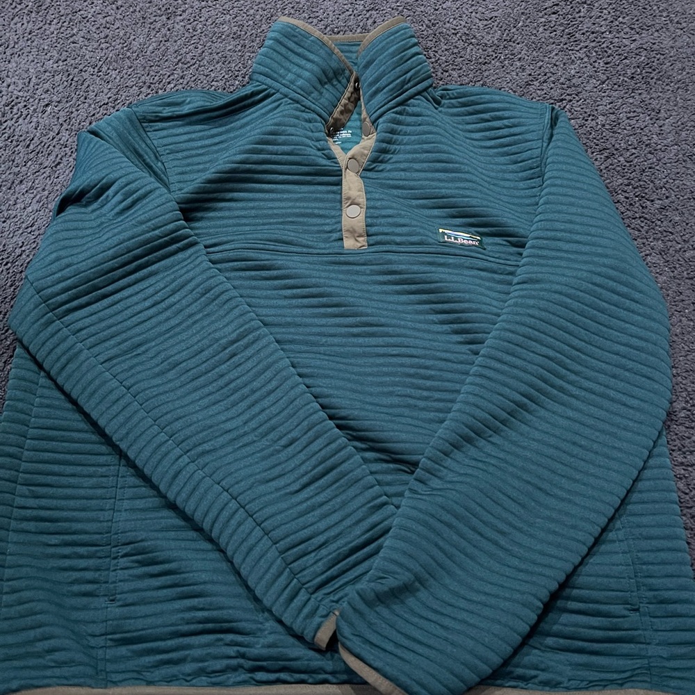Patagonia Teal Zip Up Sweater